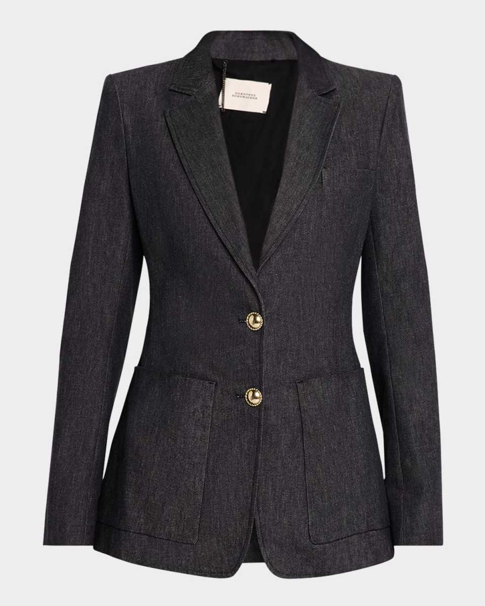 Pure Love Single-Breasted Tailored Jacket